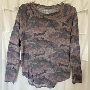 Camo Long Sleeve Top